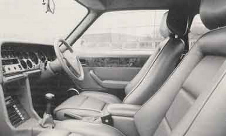 Салон Ford Capri Aston Martin Tickford 2.8i Turbo