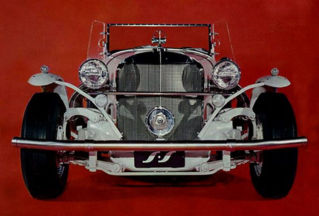 Excalibur SSK Roadster Series I '1965 Вид спереди.