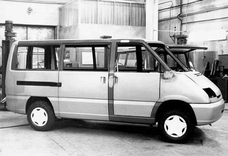 РАФ Роксана. Ходовой прототип 1990г.