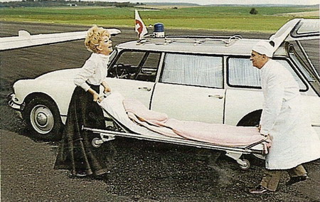 Citroёn ID Ambulance, фильм «Замороженный» (1969 год) с Луи Де Фюнесом